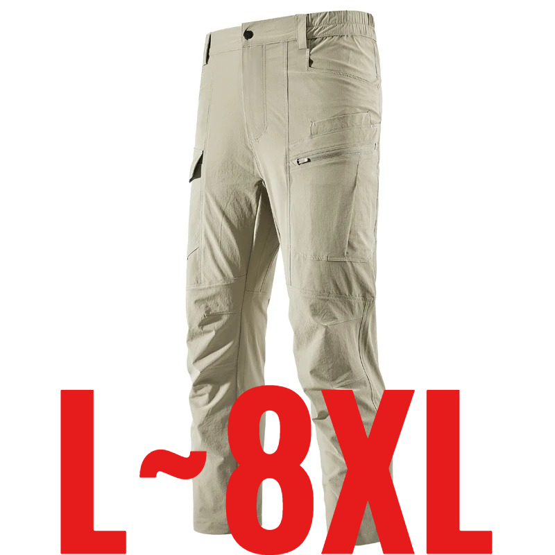 Fishing Pants Waterproof - Мужские повседневные брюки больших размеров 8XL