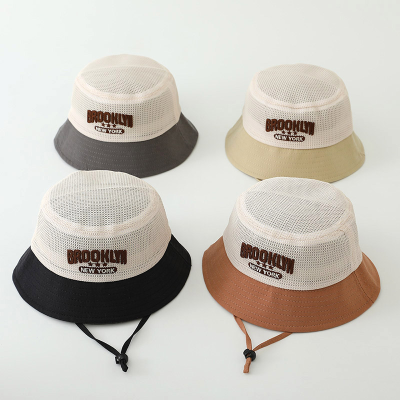 Fishing Hat - Детская летняя панама с вышивкой, дышащая