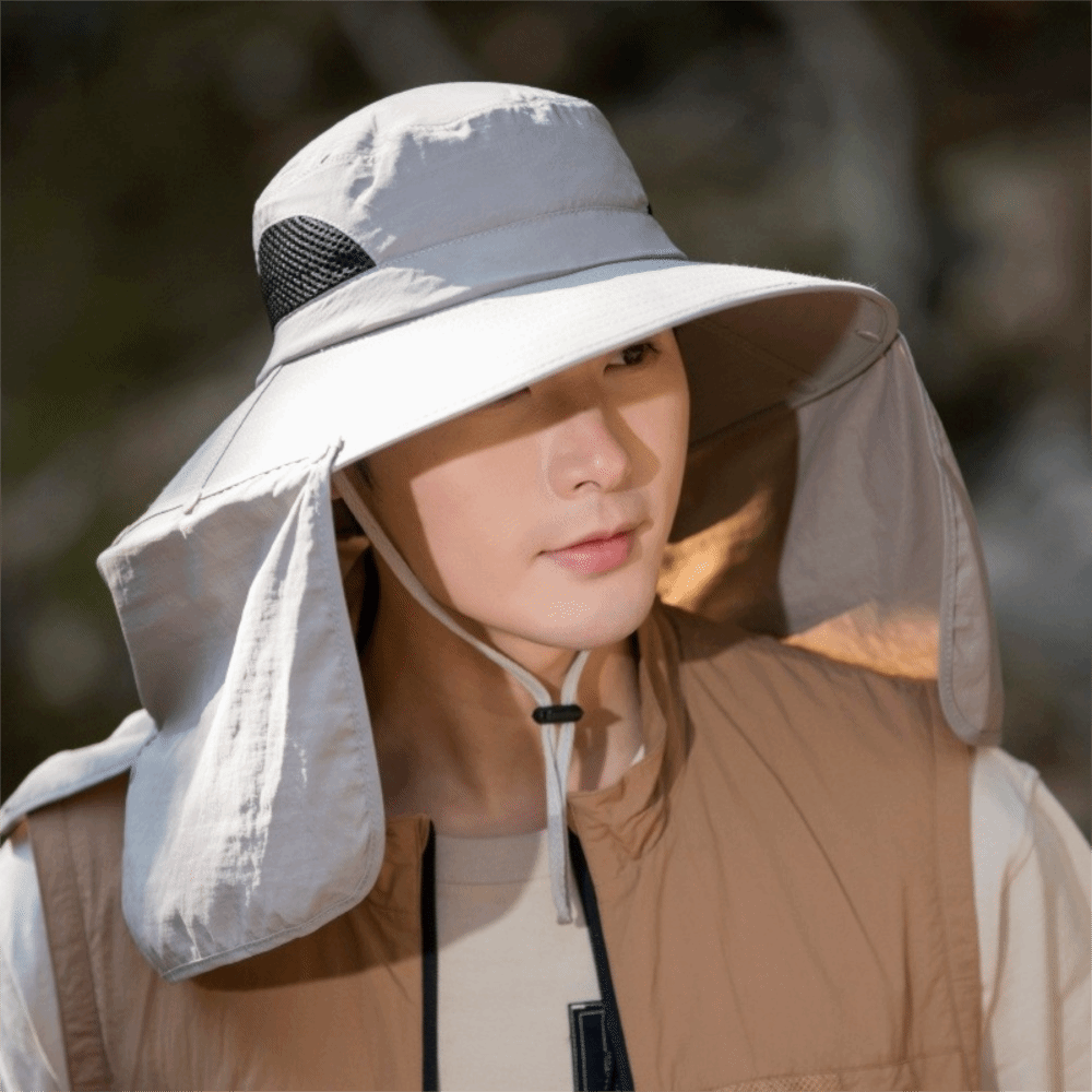 Fishing Hat - Модная тканевая мужская солнцезащитная шляпа с