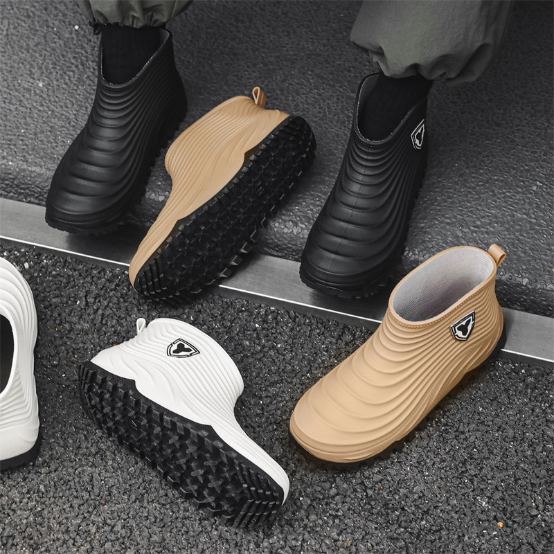 Fishing Boots - Мужская непромокаемая обувь, модные непромокаемые нескользящие