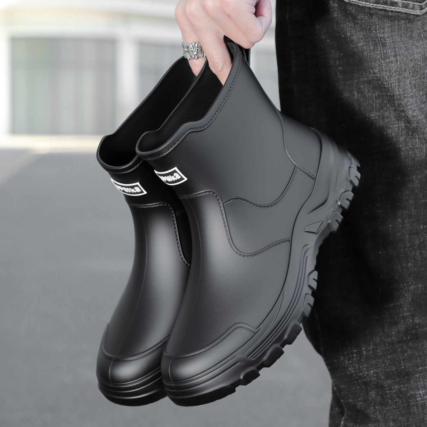 Fishing Boots - Модные новые стильные мужские дождевые сапоги
