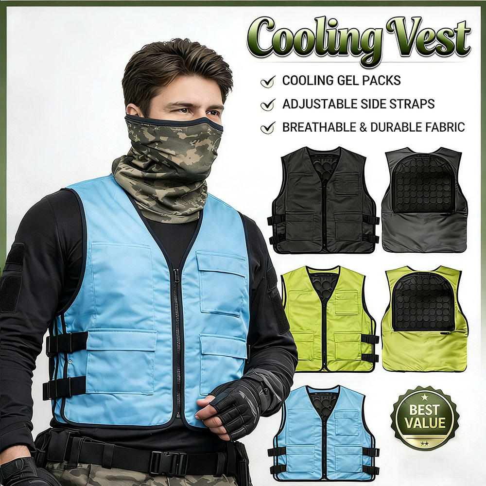 Fishing Vest - Охлаждающий жилет для улицы, термостойкий, без