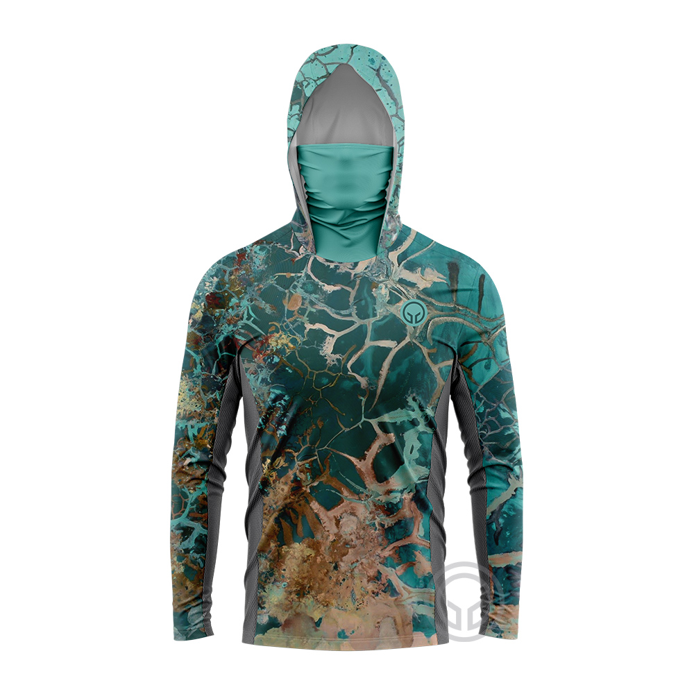 Fishing Hoodie - Мужская солнцезащитная толстовка для рыбалки с