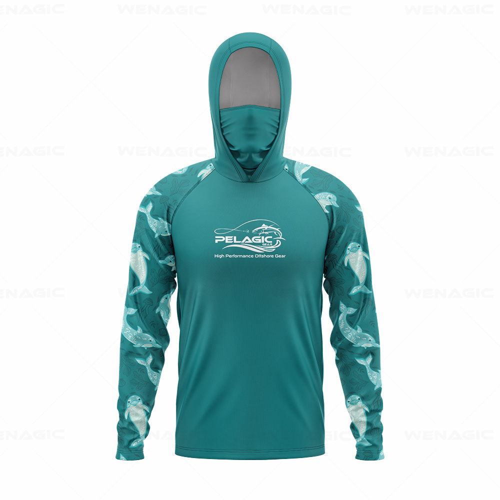 pelagic gear Мужская рубашка с – обзор и цена Fishing Hoodie
