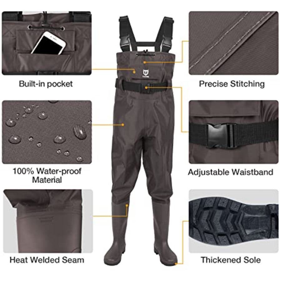 Вейдерсы-полукомбинезоны с инт – обзор и цена Fishing Waders