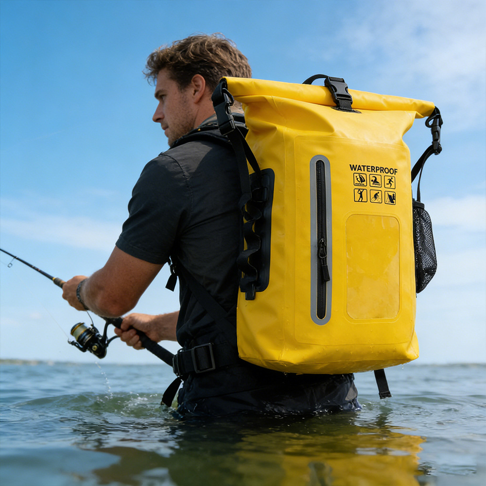 Водонепроницаемый рюкзак-гермо – обзор и цена Fishing Bag Waterproof