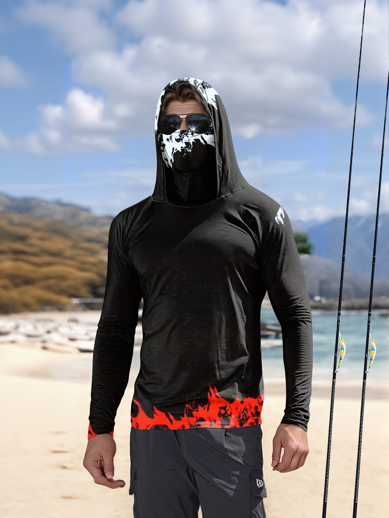 Мужская рубашка для рыбалки с  – обзор и цена Fishing Shirt Uv Protection