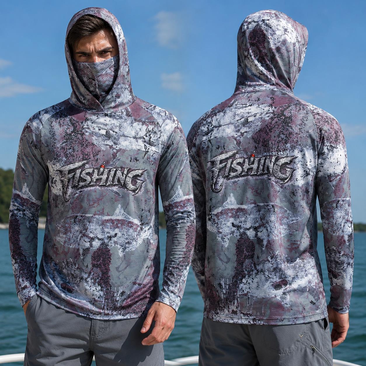 Рыболовная рубашка с капюшоном – обзор и цена Fishing Hoodie