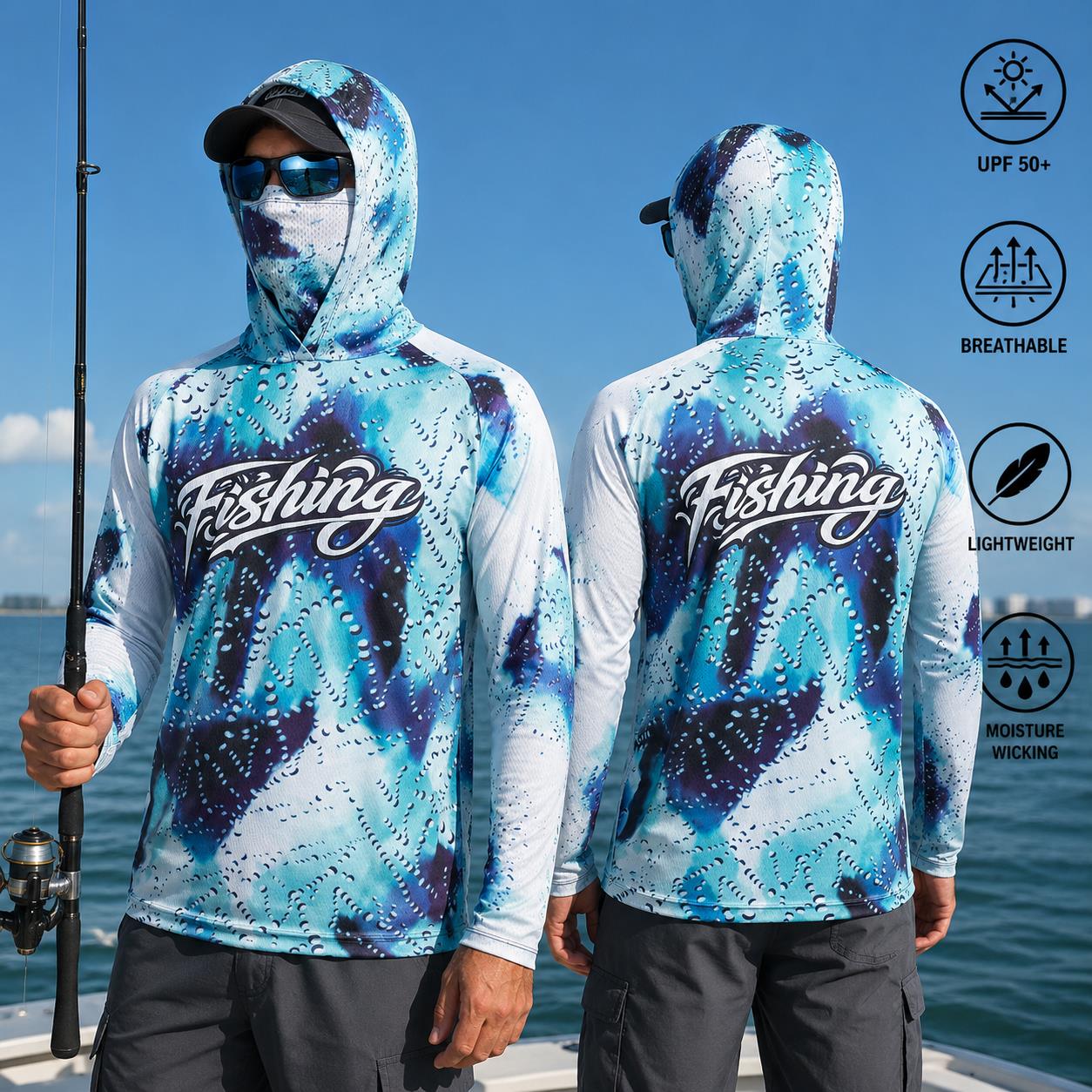 Рыболовная рубашка с капюшоном – обзор и цена Fishing Hoodie